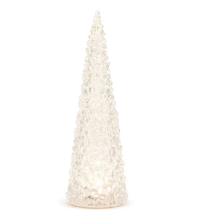 14-22" LED Acrylic Iced Tree