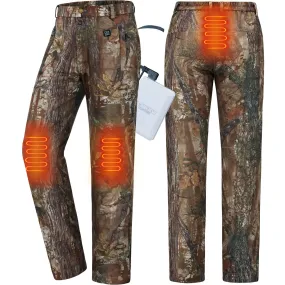 3 Levels Women's Heated Pants for Hunting, 10000mAh Power Bank Included