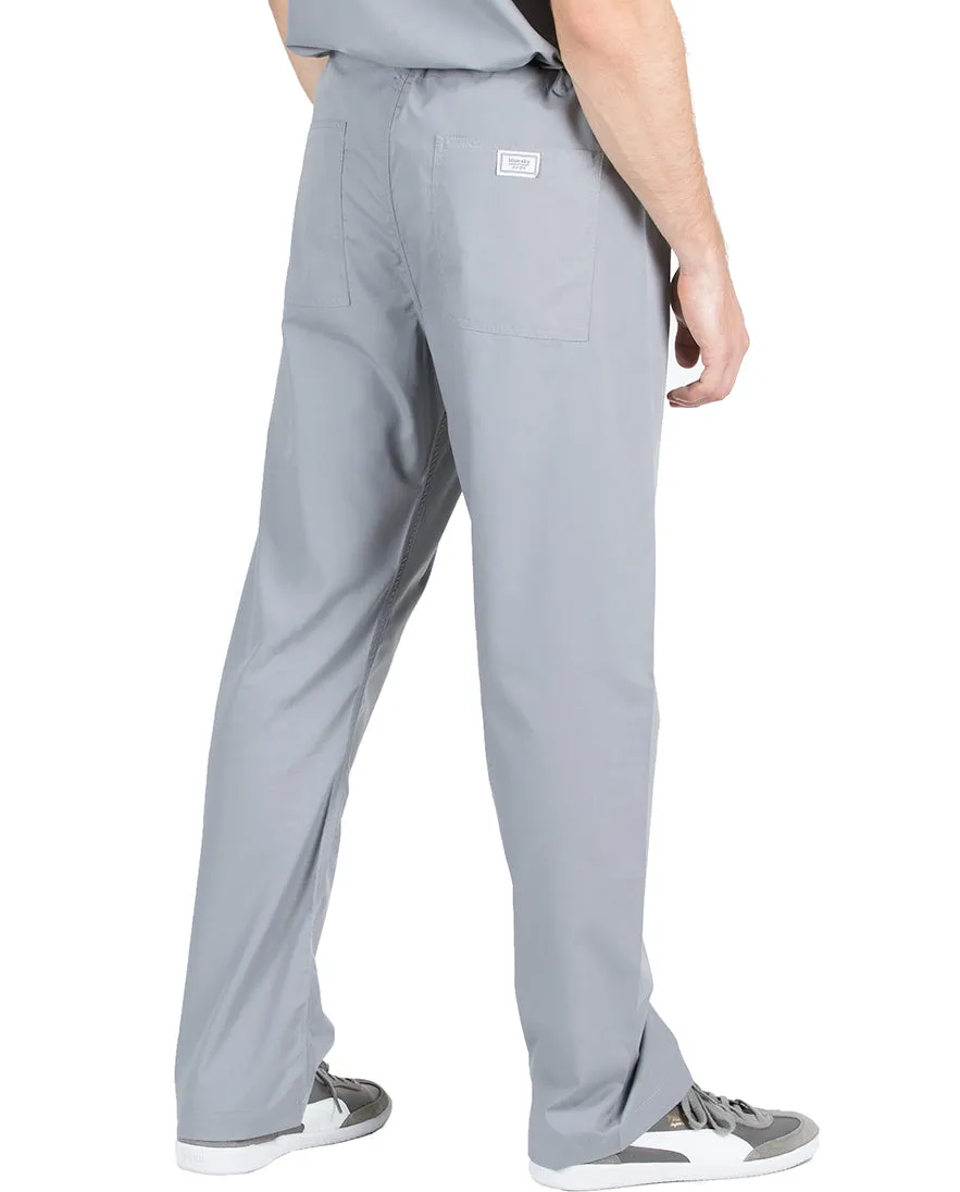 3XL Slate Grey David Simple Scrub Pants