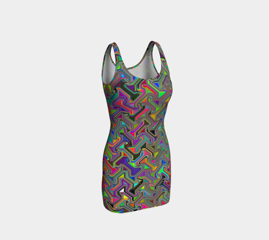 5 MEO DMT BODYCON DRESS | HUBERT S