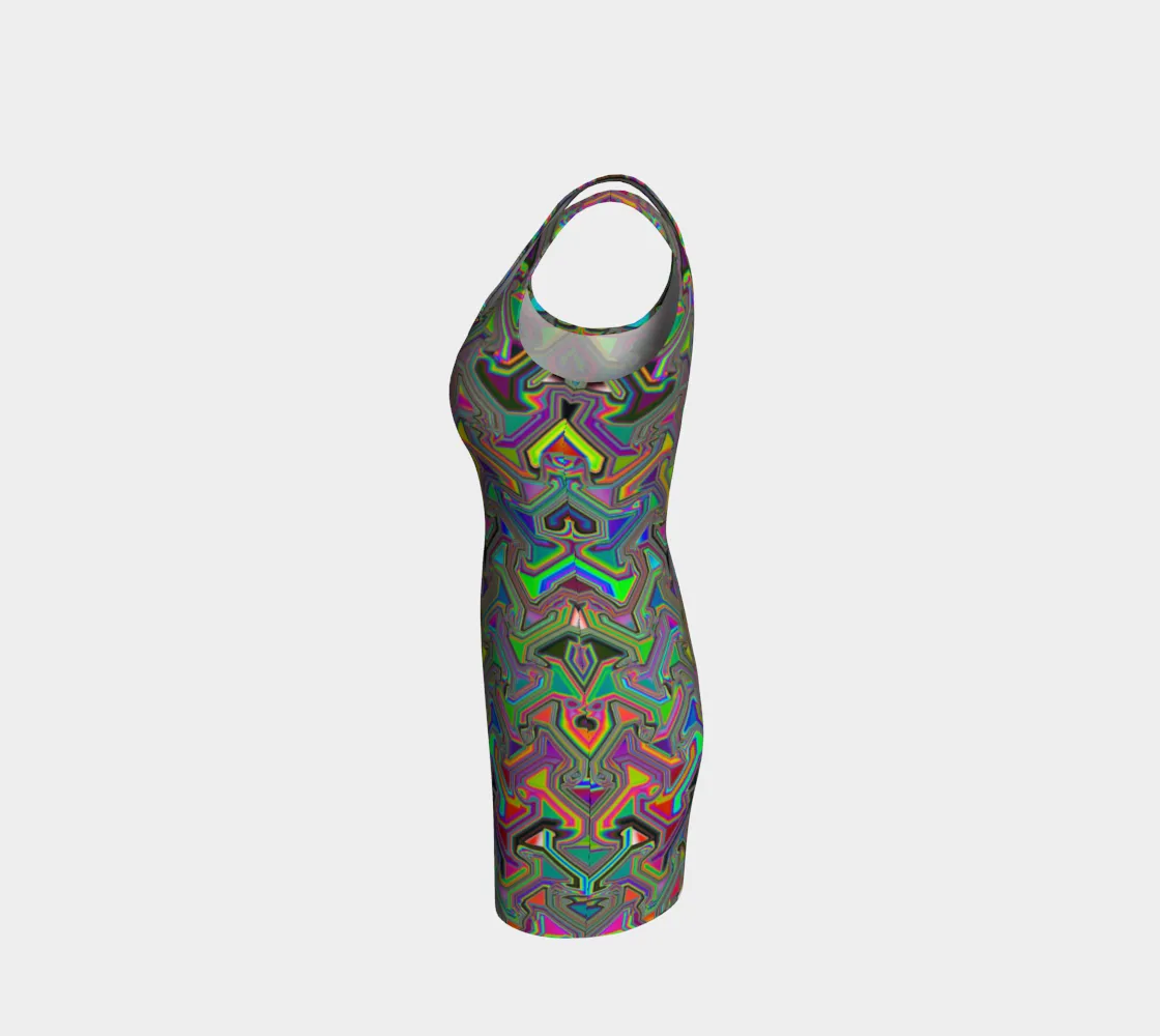 5 MEO DMT BODYCON DRESS | HUBERT S