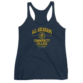 All Arcadians Community College Women's Racer-back Tank-top