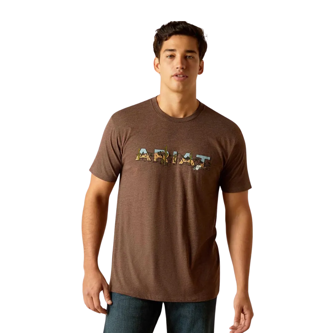 Ariat Logo Brown T-Shirt