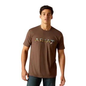 Ariat Logo Brown T-Shirt