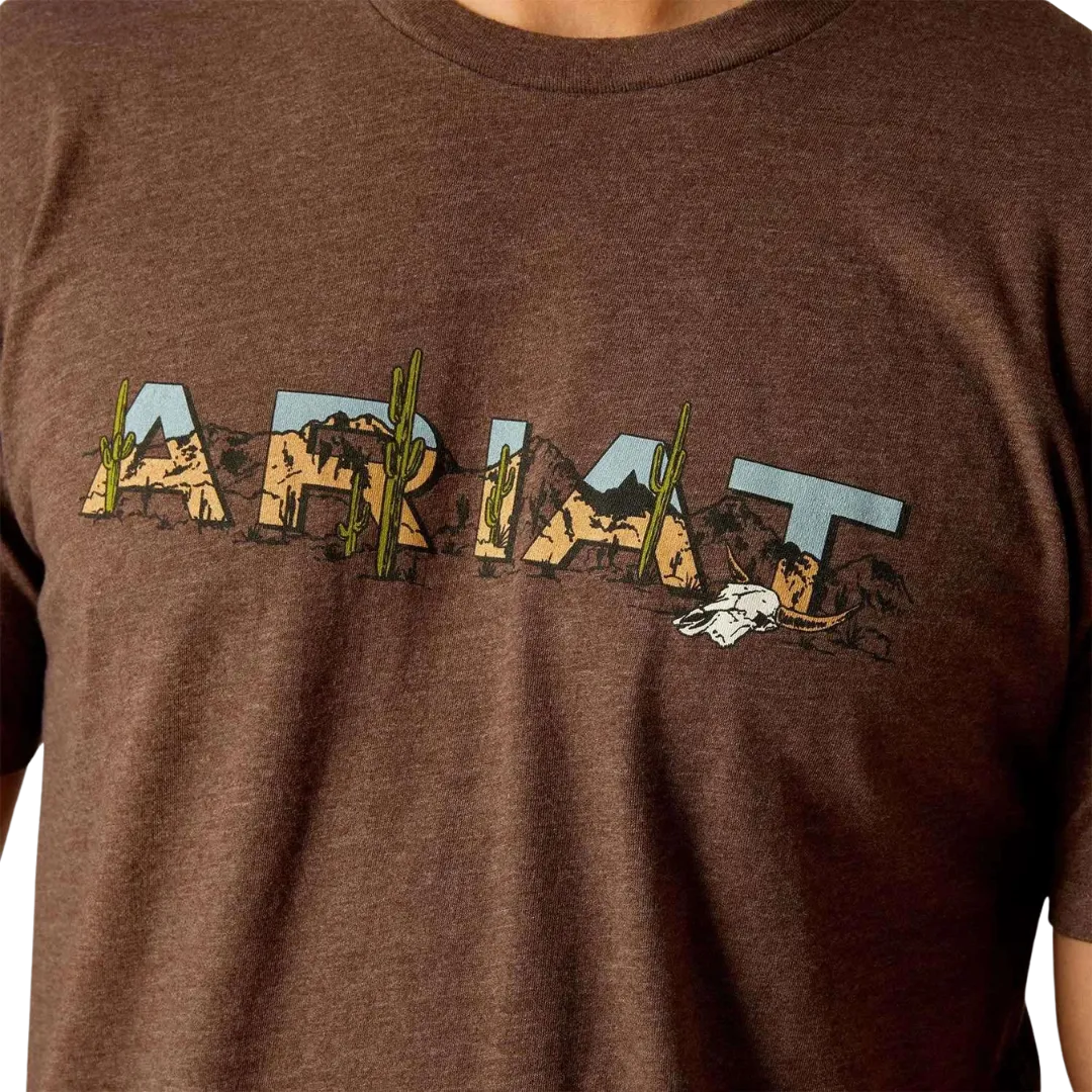 Ariat Logo Brown T-Shirt