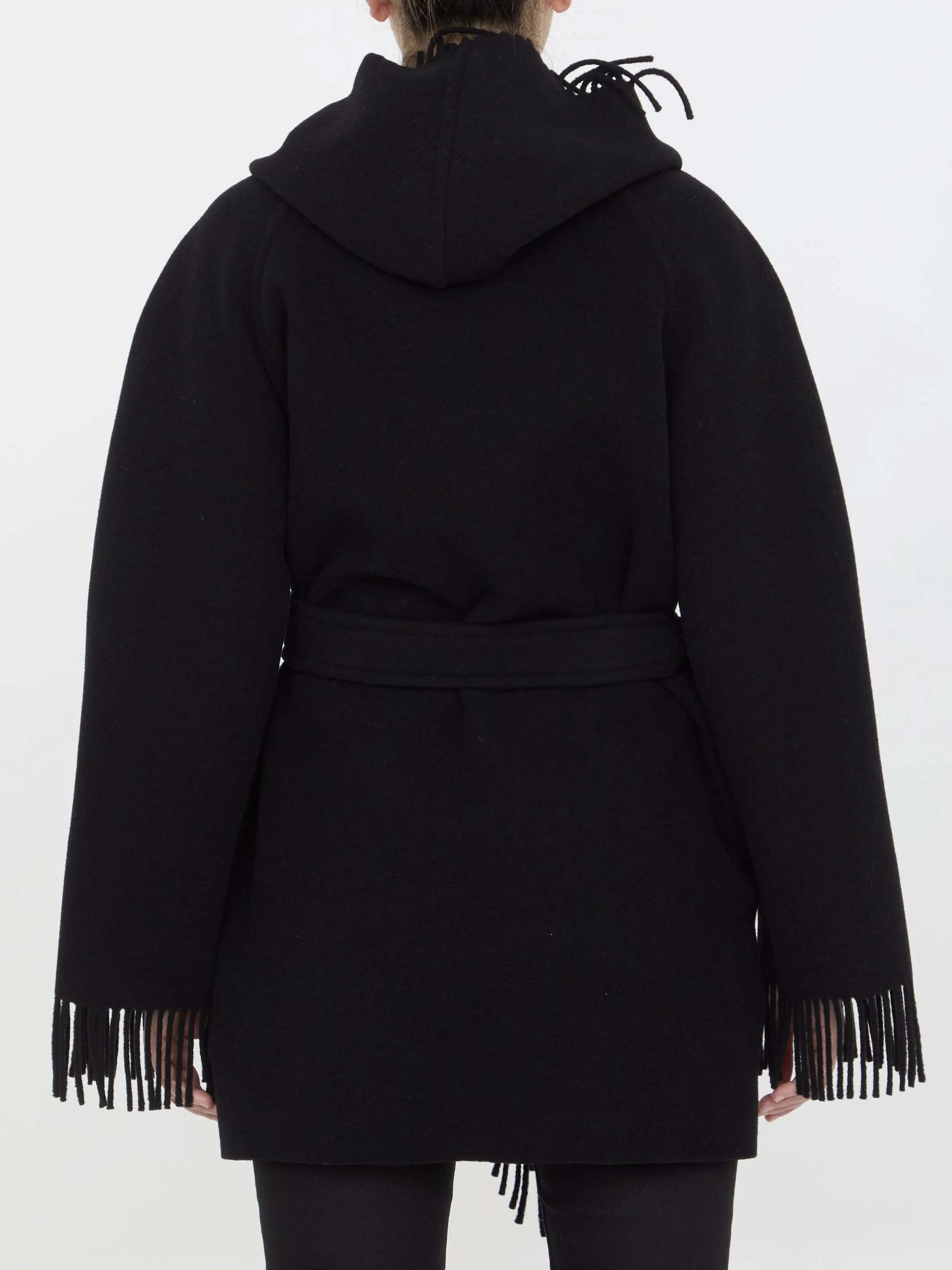 Balenciaga Fringe Coat