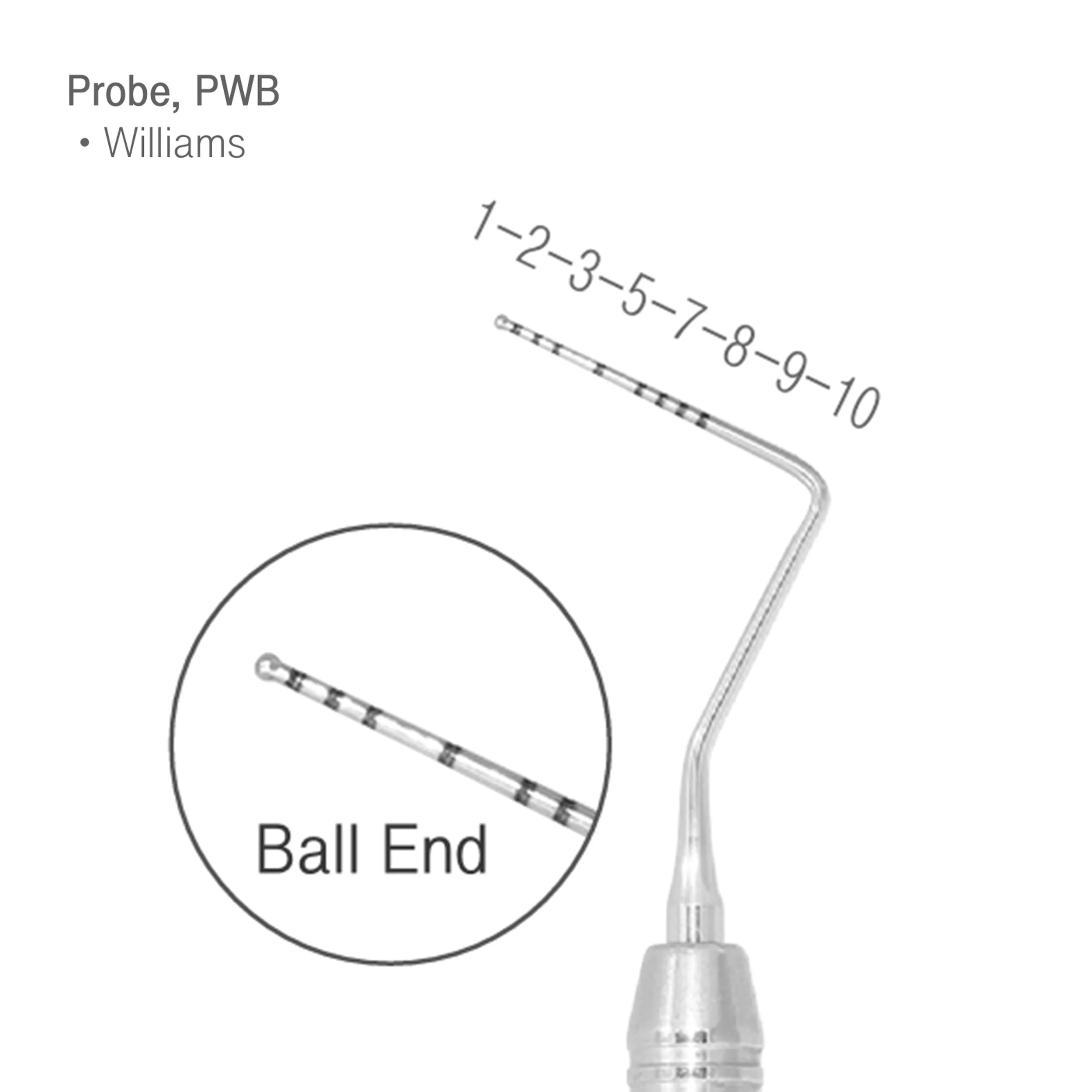 Ball End Probe Williams Premium Osung -BPWB