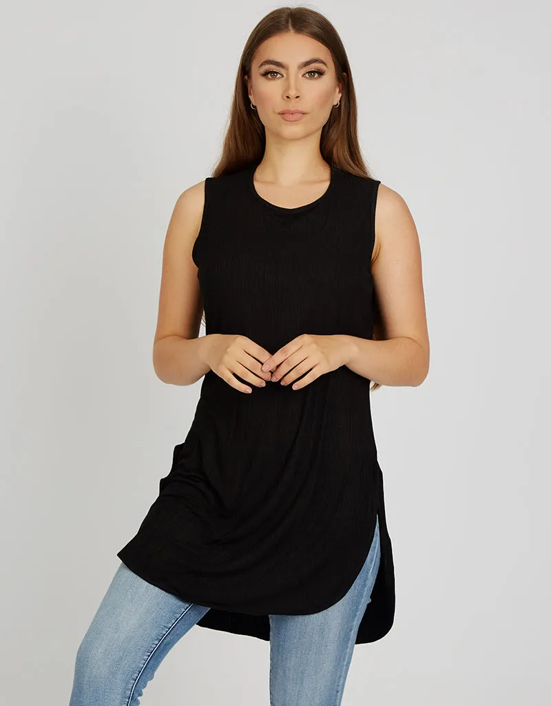 Basic Ribbed Tank Top