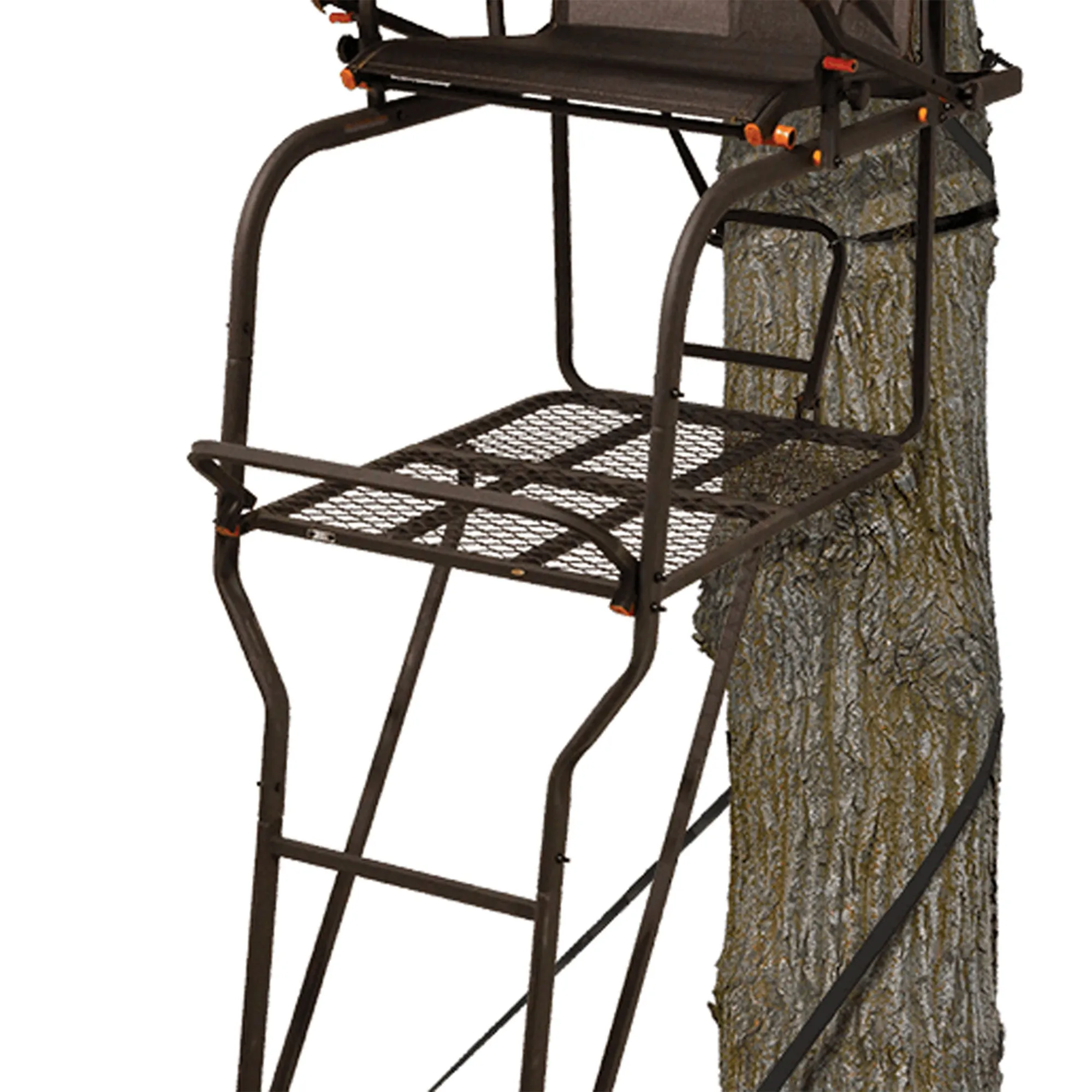 Big Game Hunter HD 1.5 Deer Hunting 18.5 Foot 1 Person Ladder Tree Stand, 2 Pack