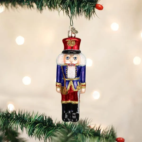 Blue Coat Soldier Nutcracker Ornament