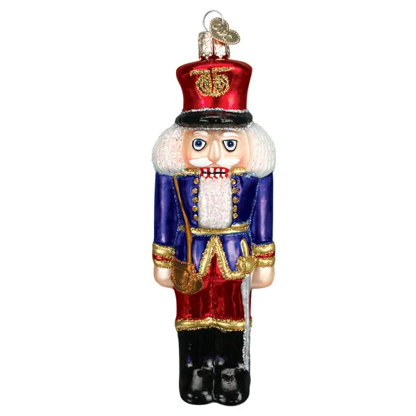 Blue Coat Soldier Nutcracker Ornament