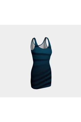 Blue Tiburon Bodycon Dress