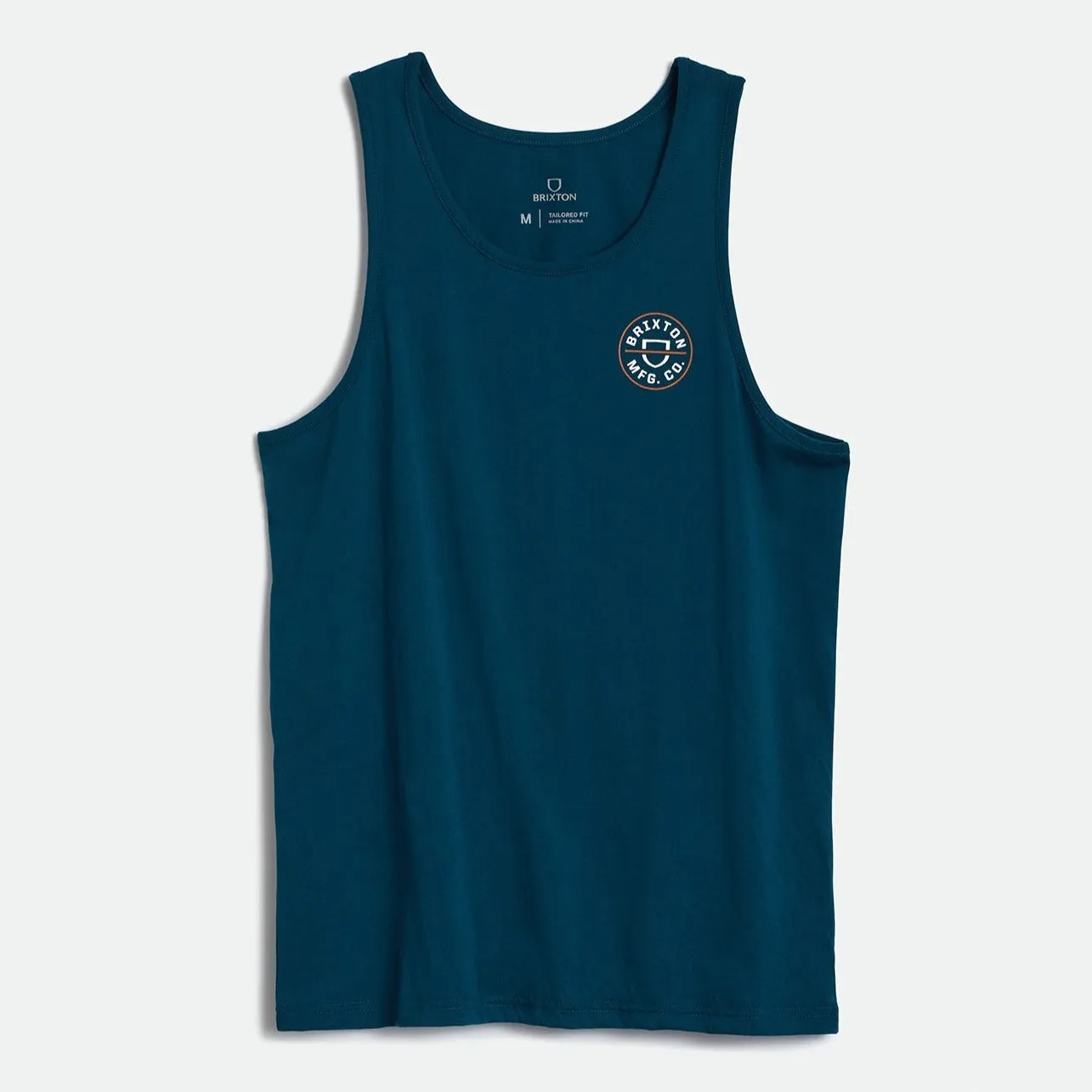 BRIXTON CREST TANK TOP MARINE BLUE