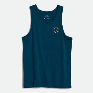 BRIXTON CREST TANK TOP MARINE BLUE