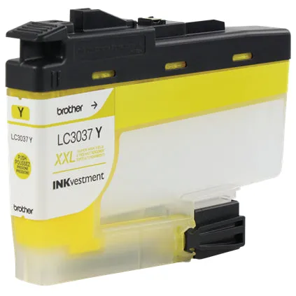 Brother INKvestment Tank Super High-Yield Yellow Ink Cartridge, 1500 Pages - LC3037Y