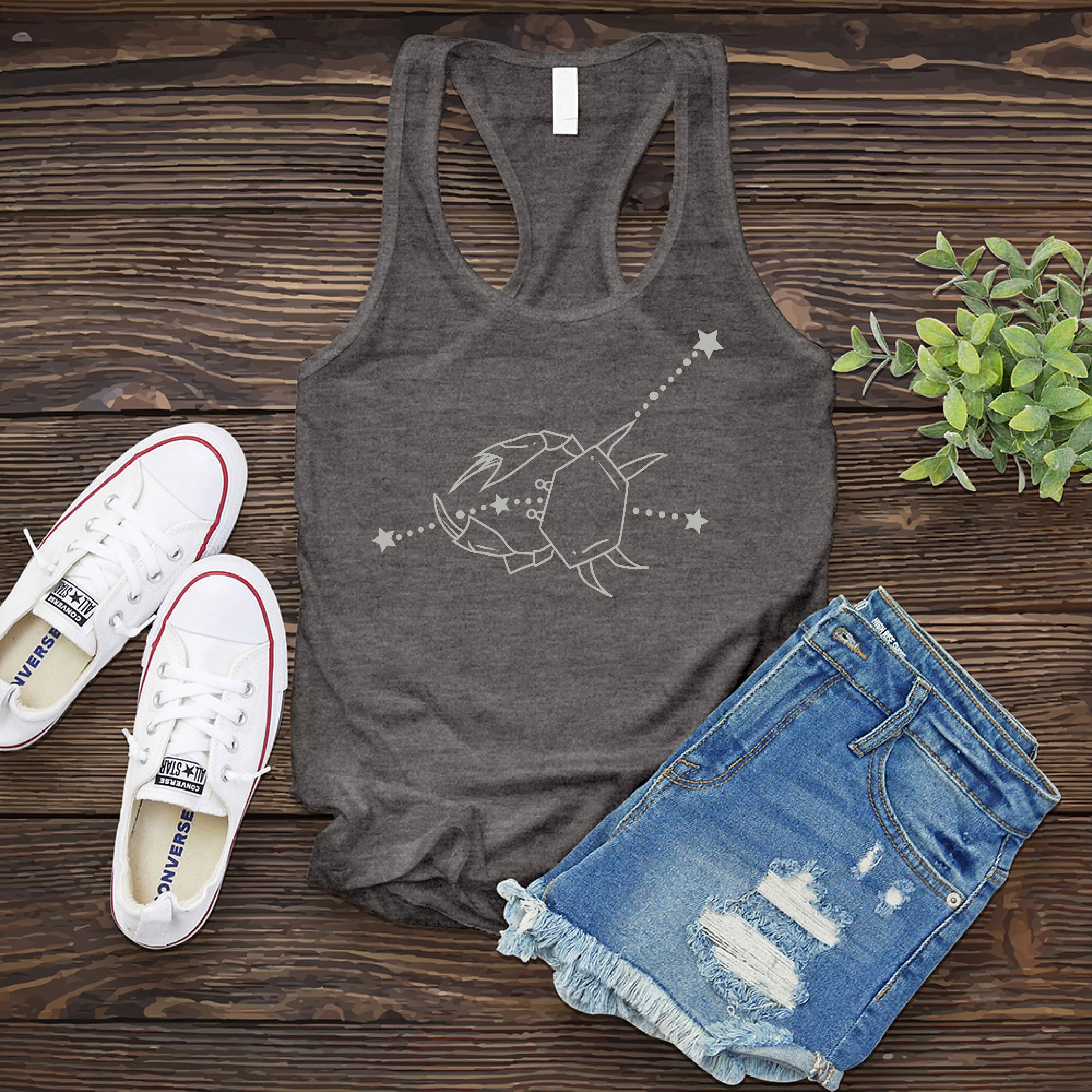 Cancer Constellation and Crab Women's Tank Top