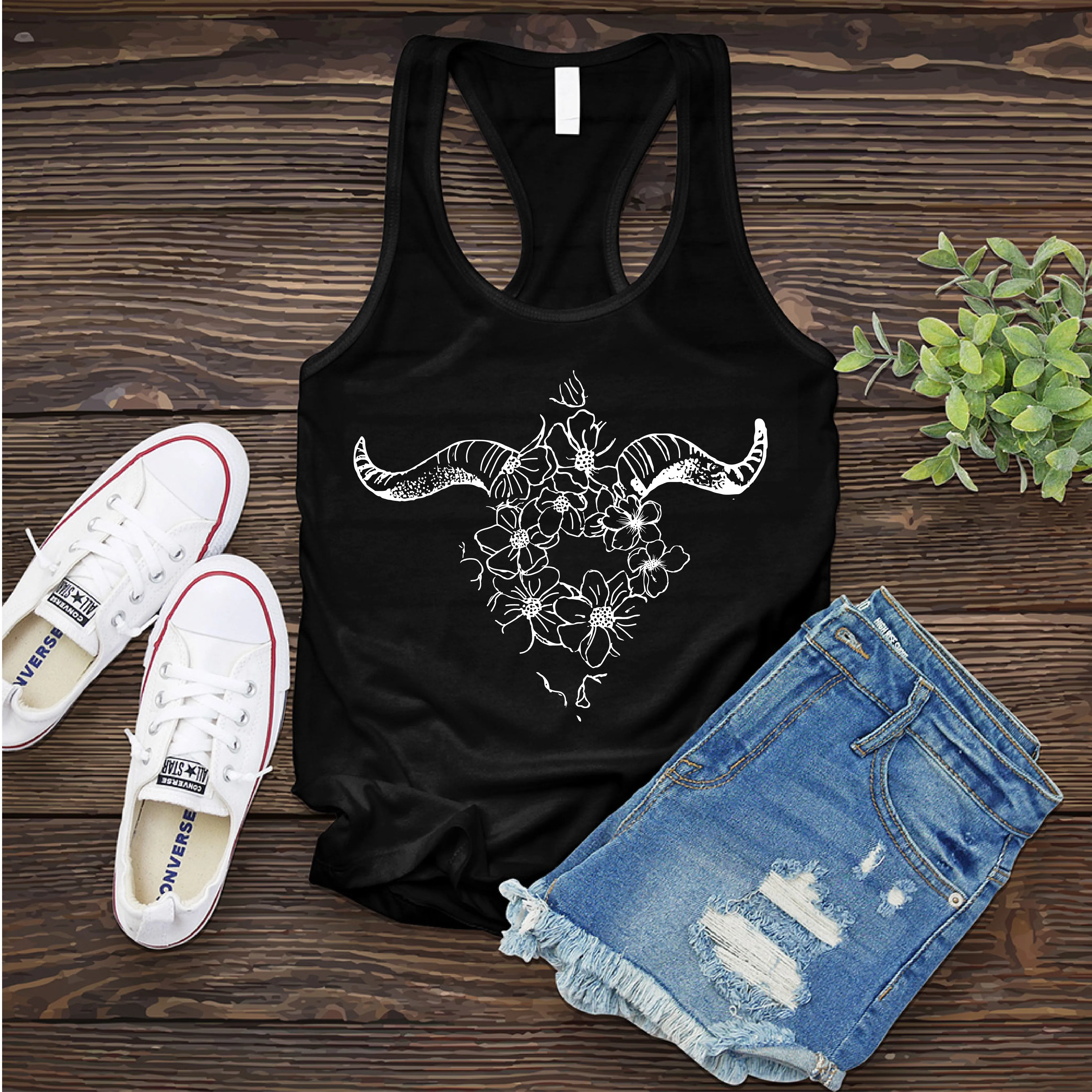 Capricorn Diamond Bouquet Women's Tank Top