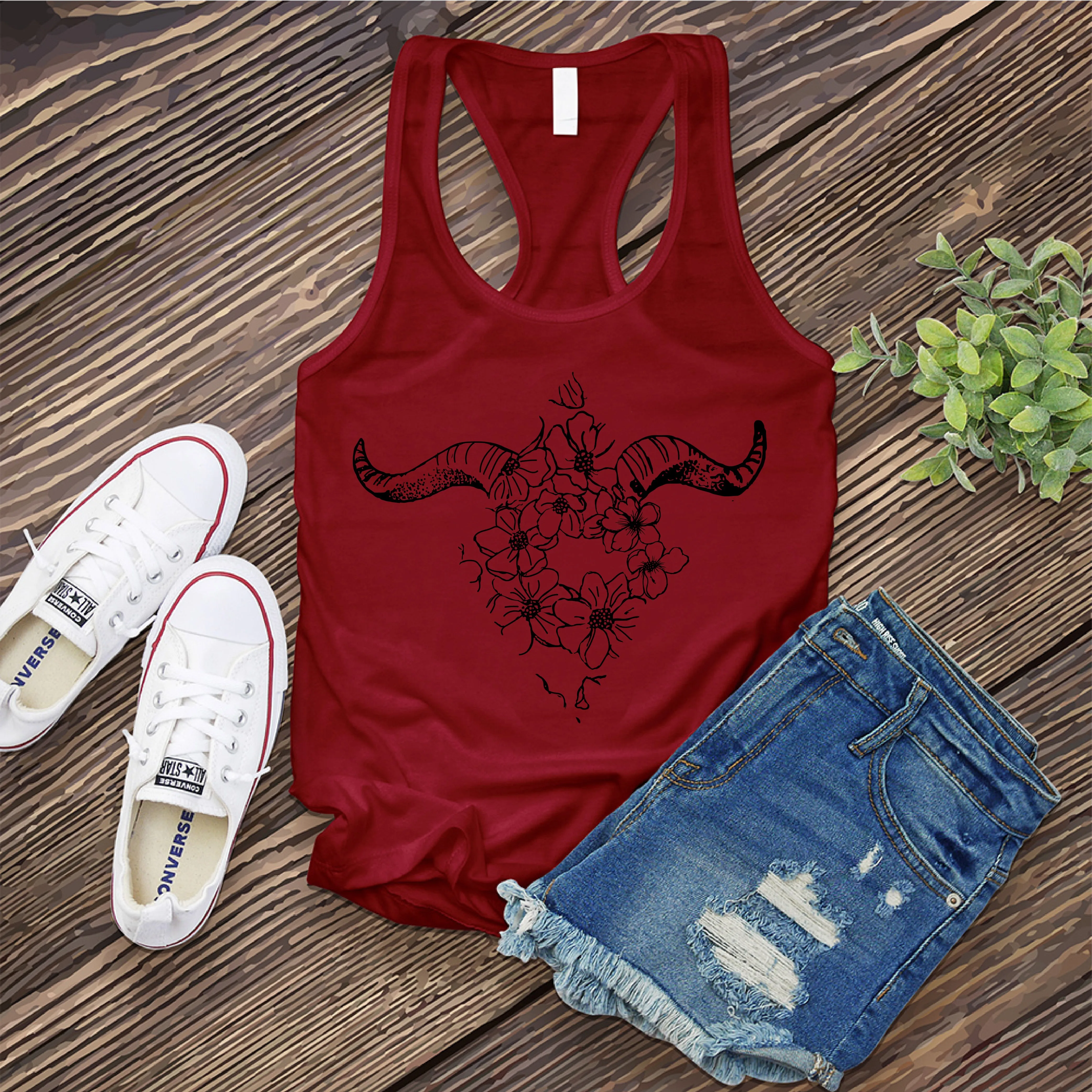 Capricorn Diamond Bouquet Women's Tank Top