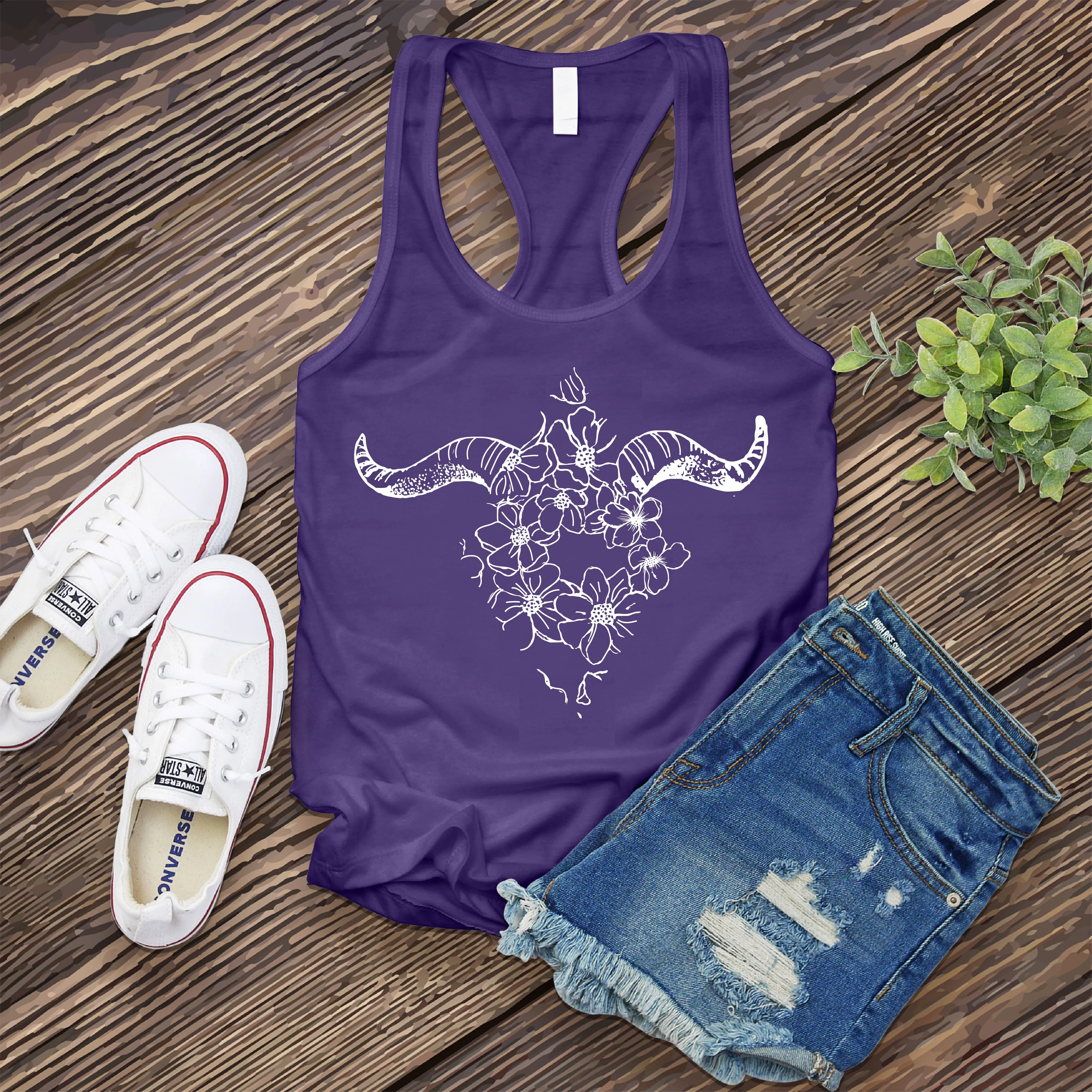 Capricorn Diamond Bouquet Women's Tank Top