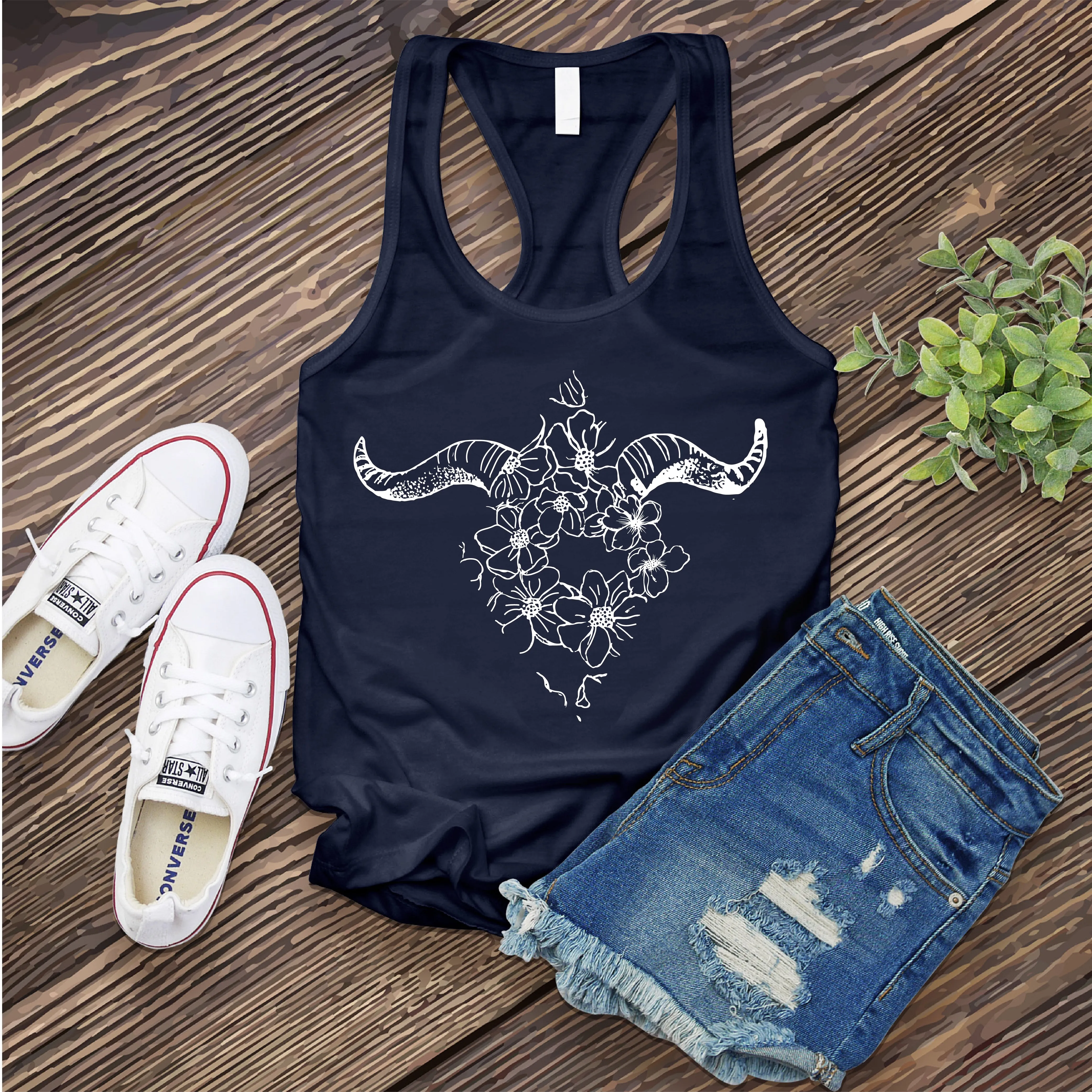 Capricorn Diamond Bouquet Women's Tank Top