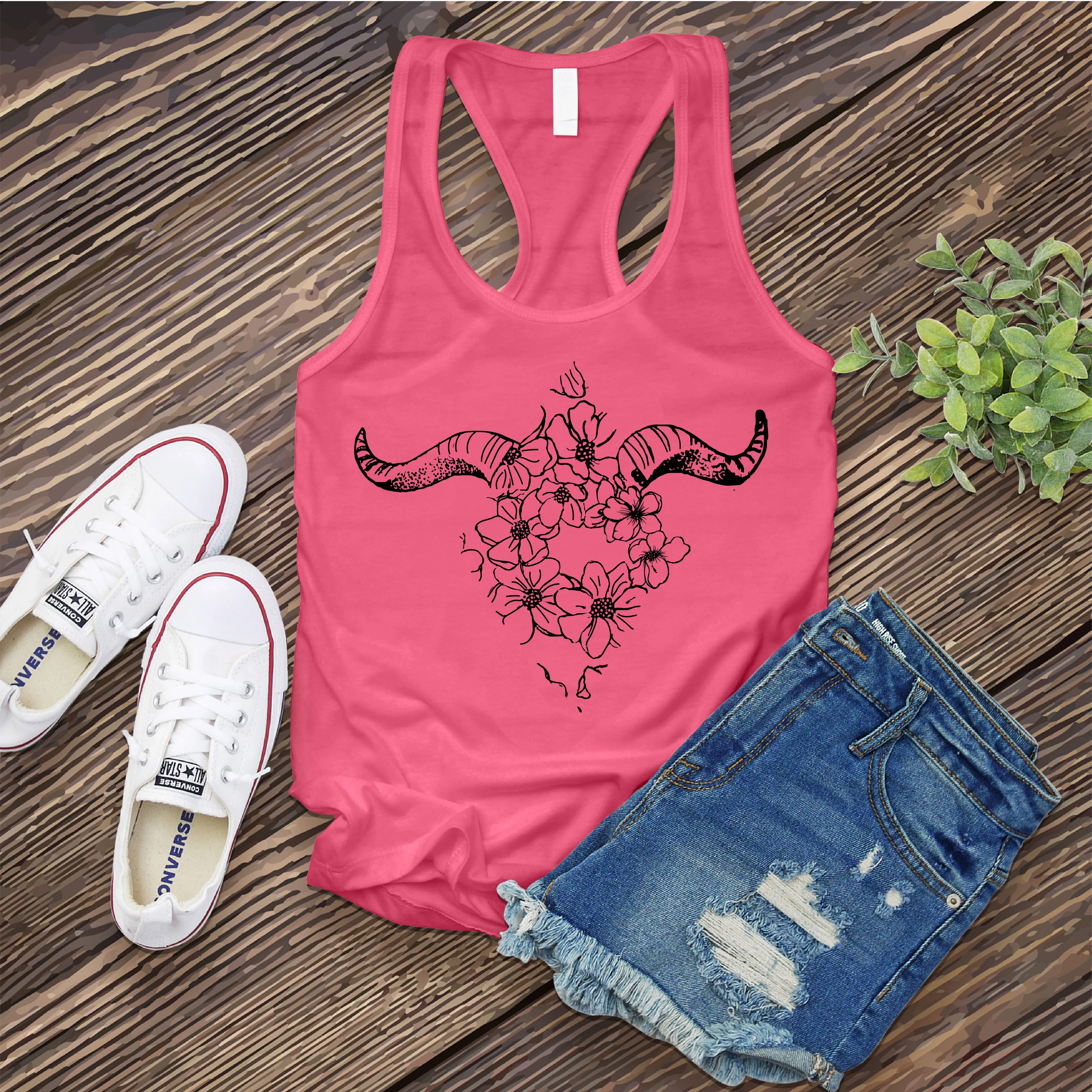 Capricorn Diamond Bouquet Women's Tank Top