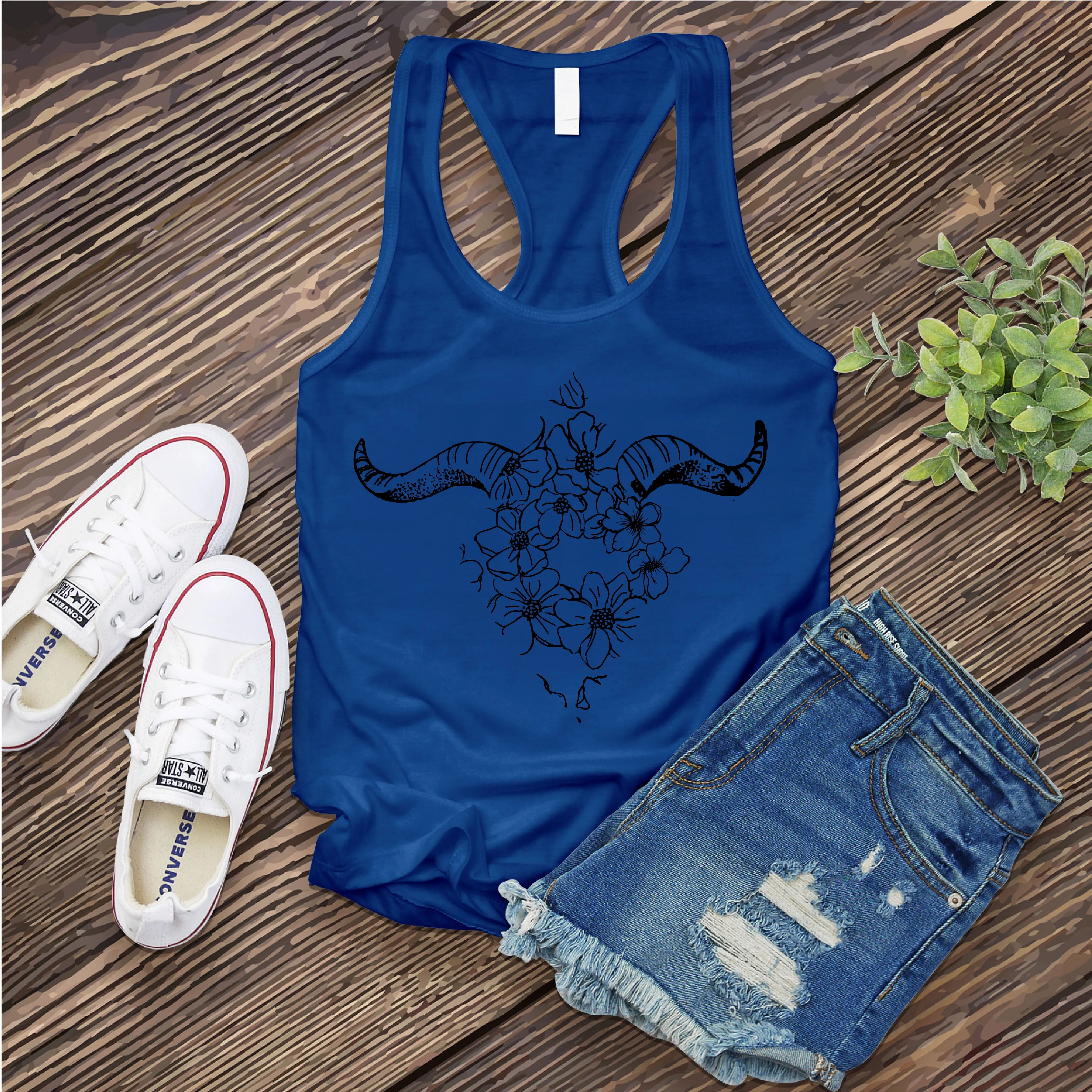 Capricorn Diamond Bouquet Women's Tank Top