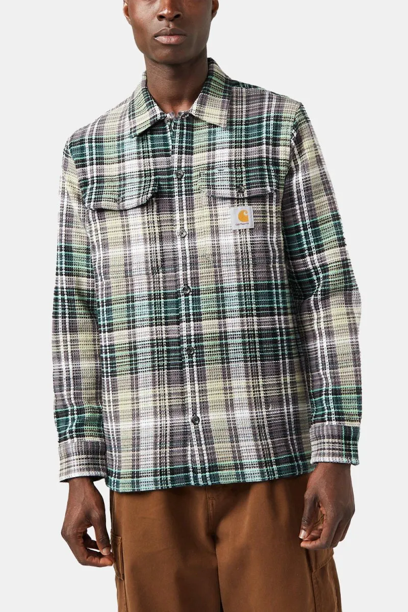 Carhartt WIP Long Sleeve Valmon Overshirt (Botanic Green)