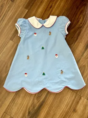 Christmas Corduroy Dress