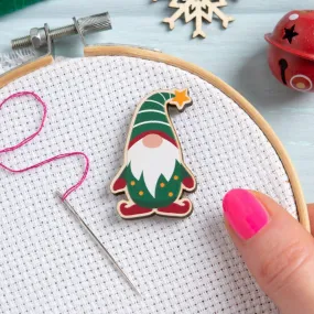 Christmas Gnome Magnetic Needle Minder