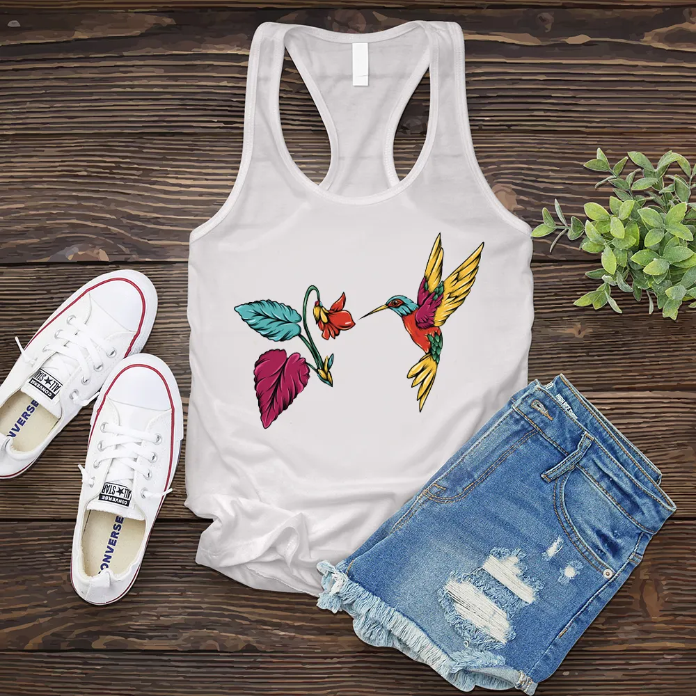 Colorful Hummingbird Women's Tank Top