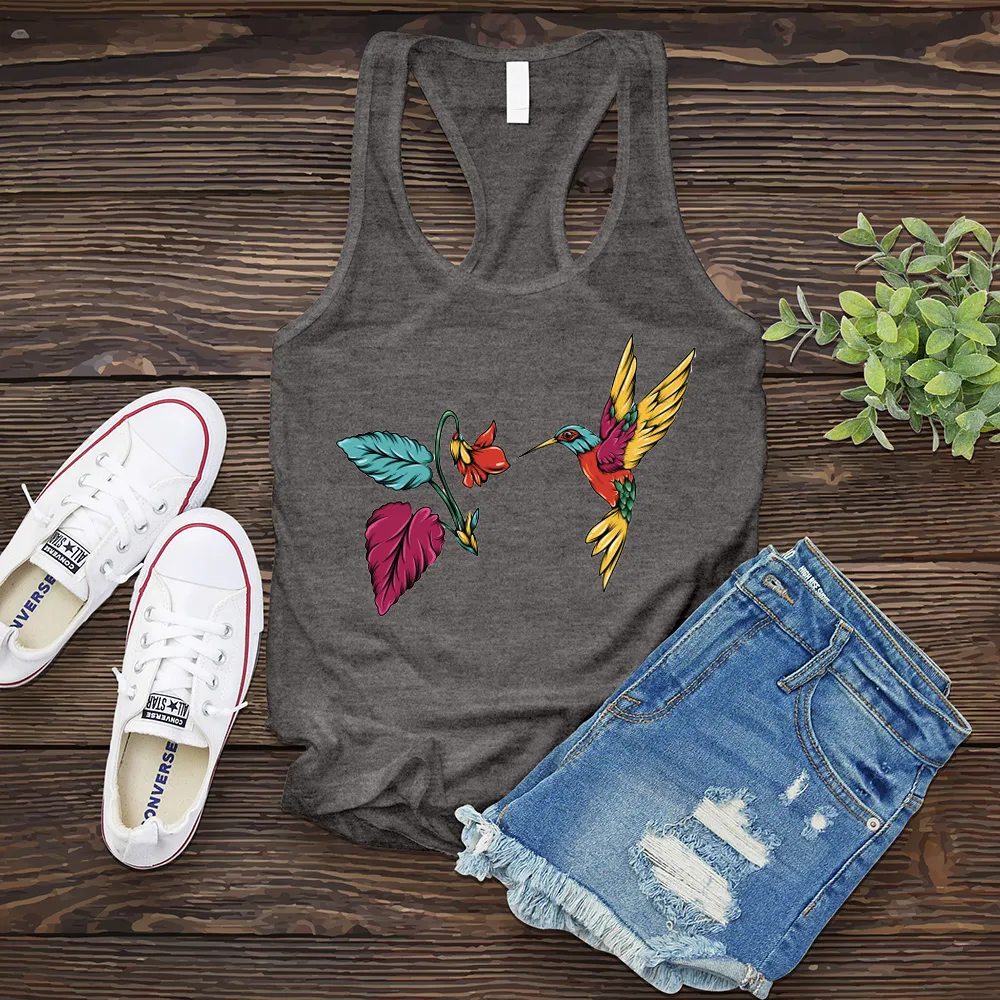 Colorful Hummingbird Women's Tank Top