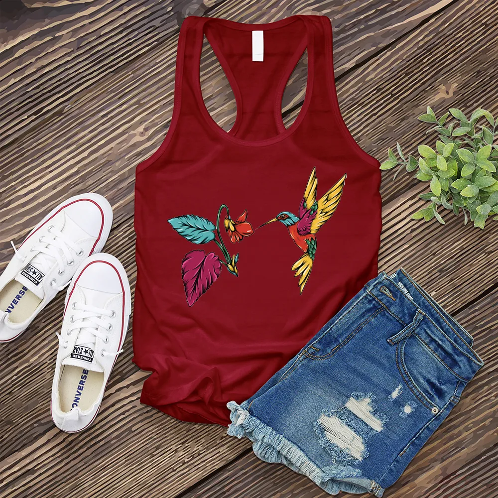 Colorful Hummingbird Women's Tank Top