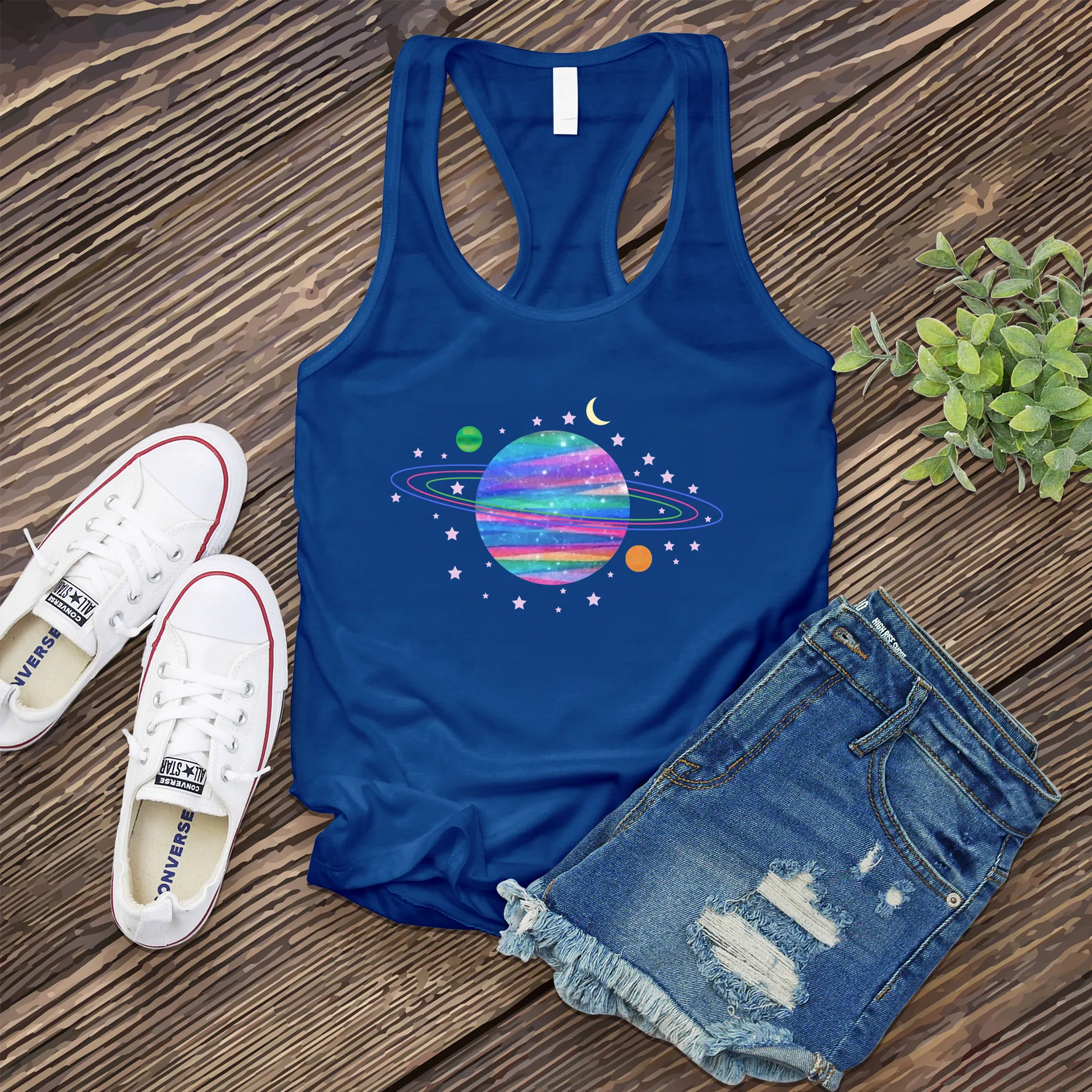 Colorful Planet Women's Tank Top