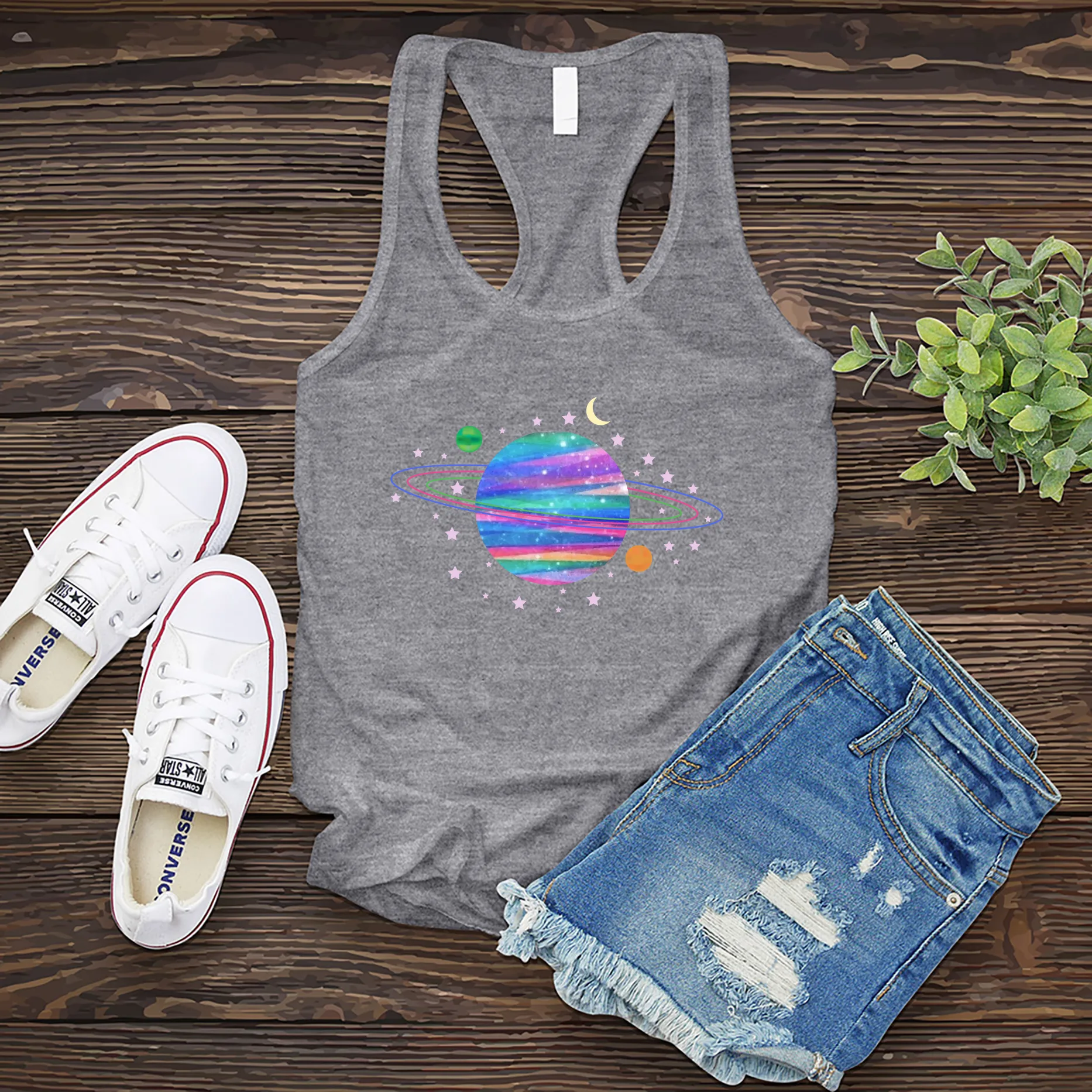 Colorful Planet Women's Tank Top