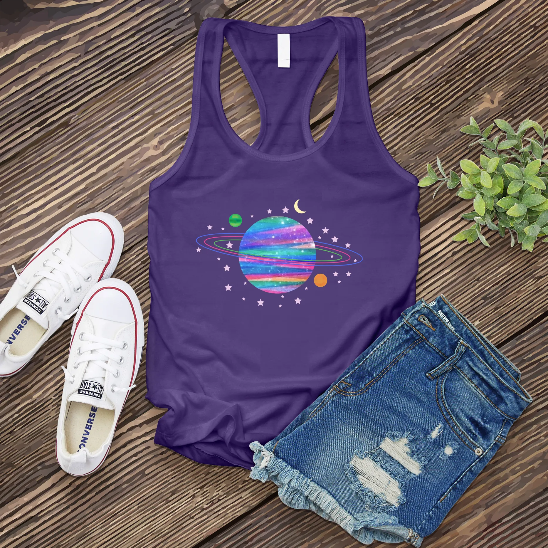 Colorful Planet Women's Tank Top