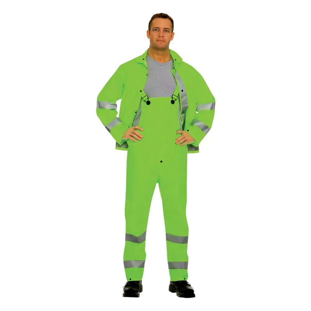 Cordova Riptide .35 mm PVC/Polyester Rain Suit 3 Piece Lime - HV353G