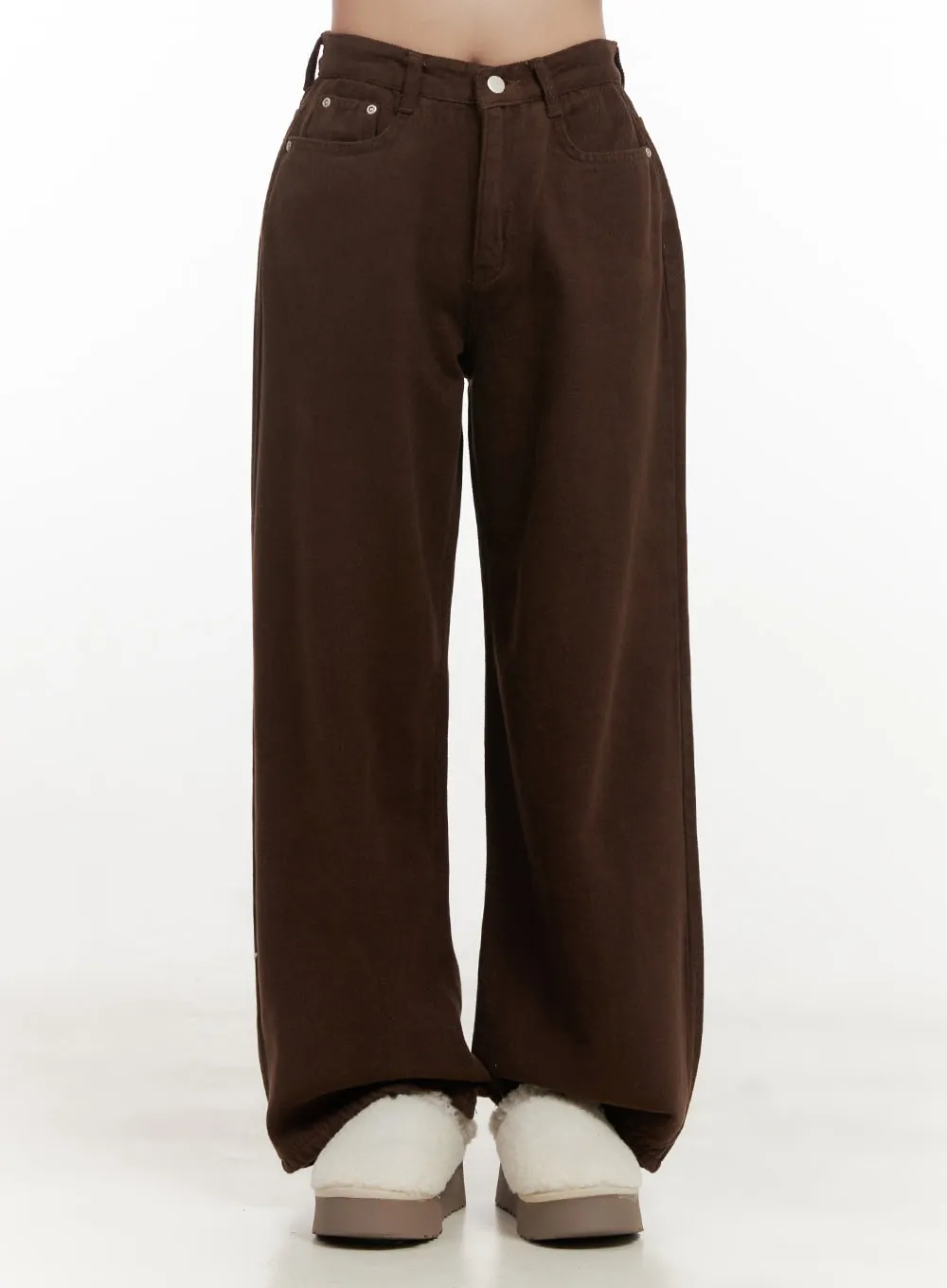 Cozy Cotton Wide-Leg Sweat Pants ON429