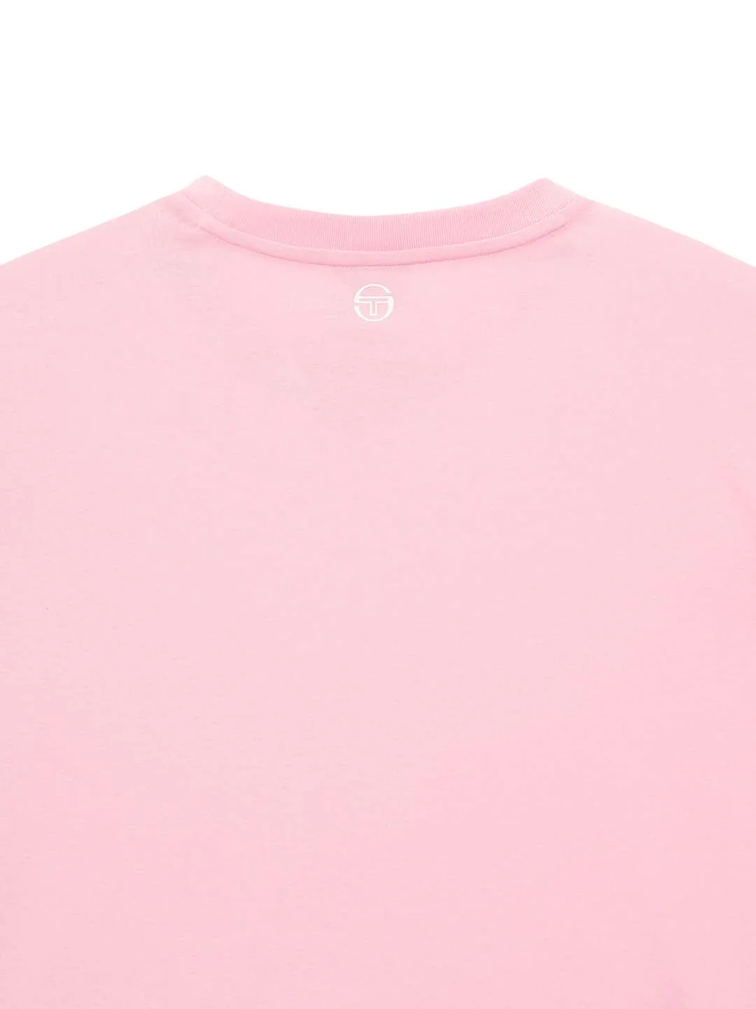 Daily Tuft Big Logo Crop T-Shirt- Light Pink