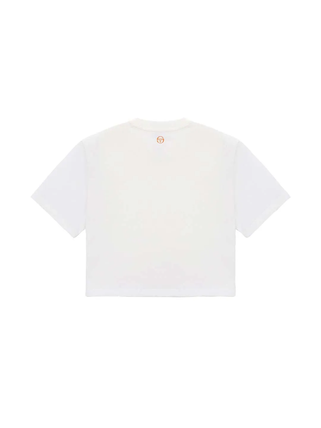 Daily Tuft Big Logo Crop T-Shirt- Off White