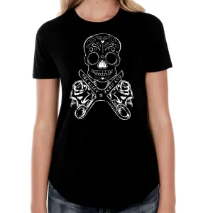 DIY Sugar Skull Womens Tshirt