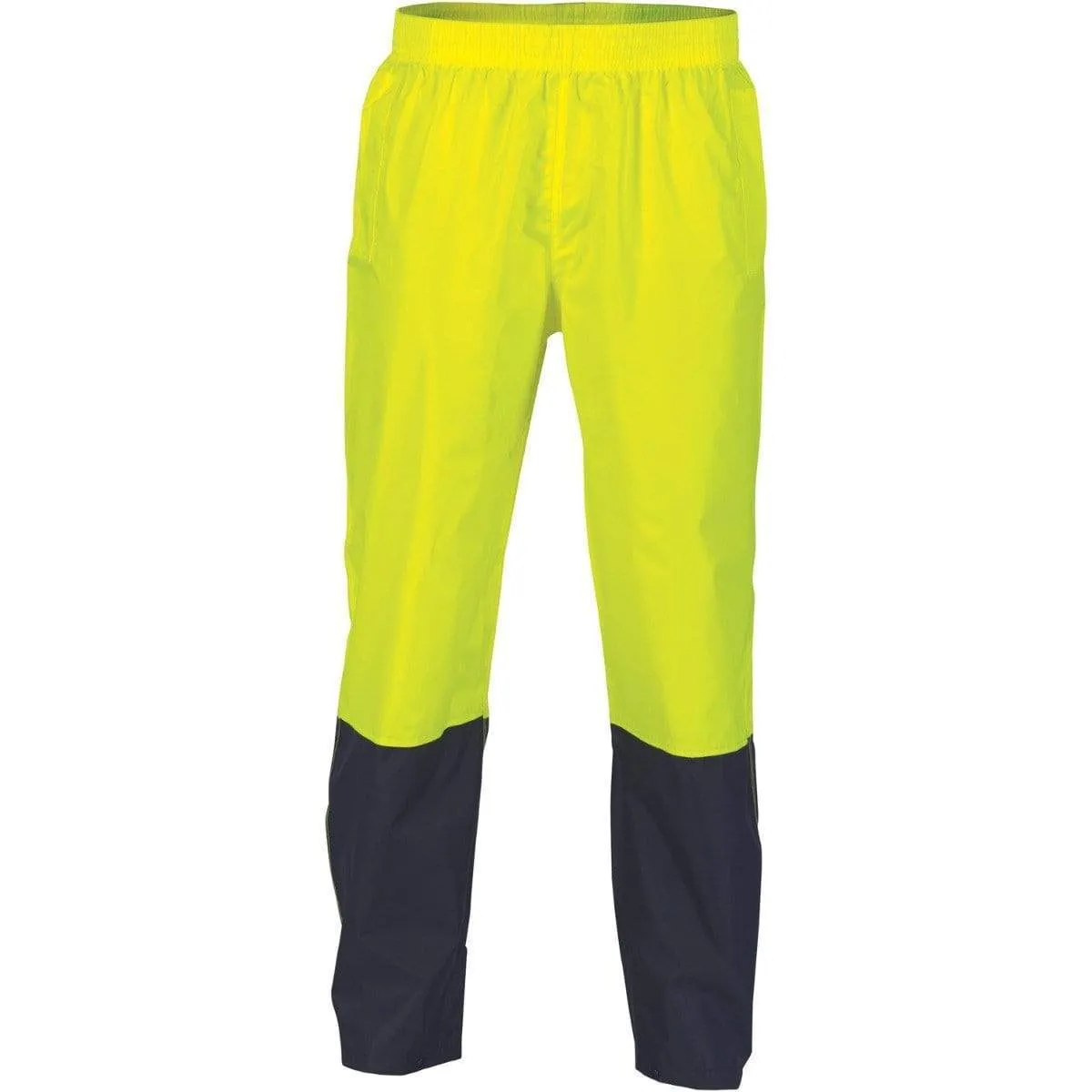 Dnc Workwear Hi-vis Two-tone Lightweight Rain Pants - 3878