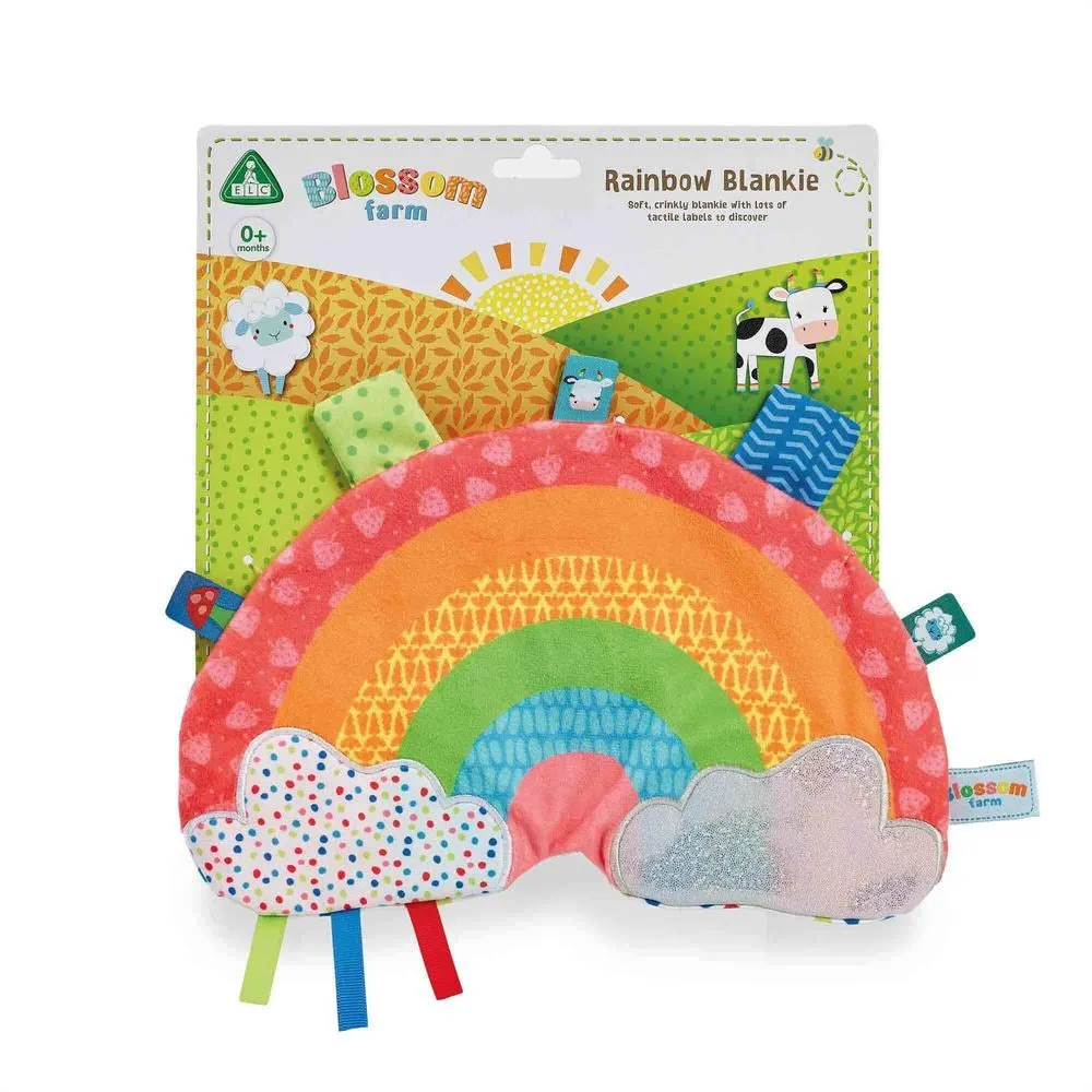 Early Learning Centre Blossom Farm Rainbow Taggie Blankie