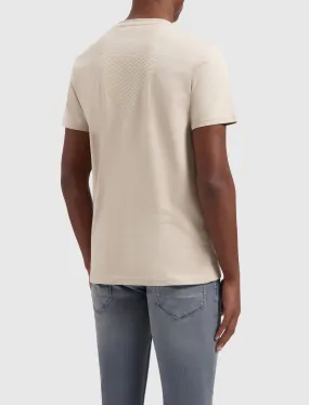 Flock Logo T-shirt | Sand