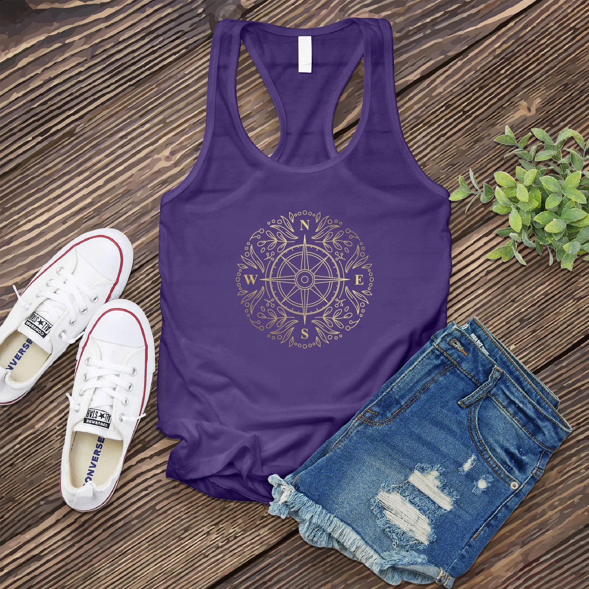 Flora Compass Women's Tank Top