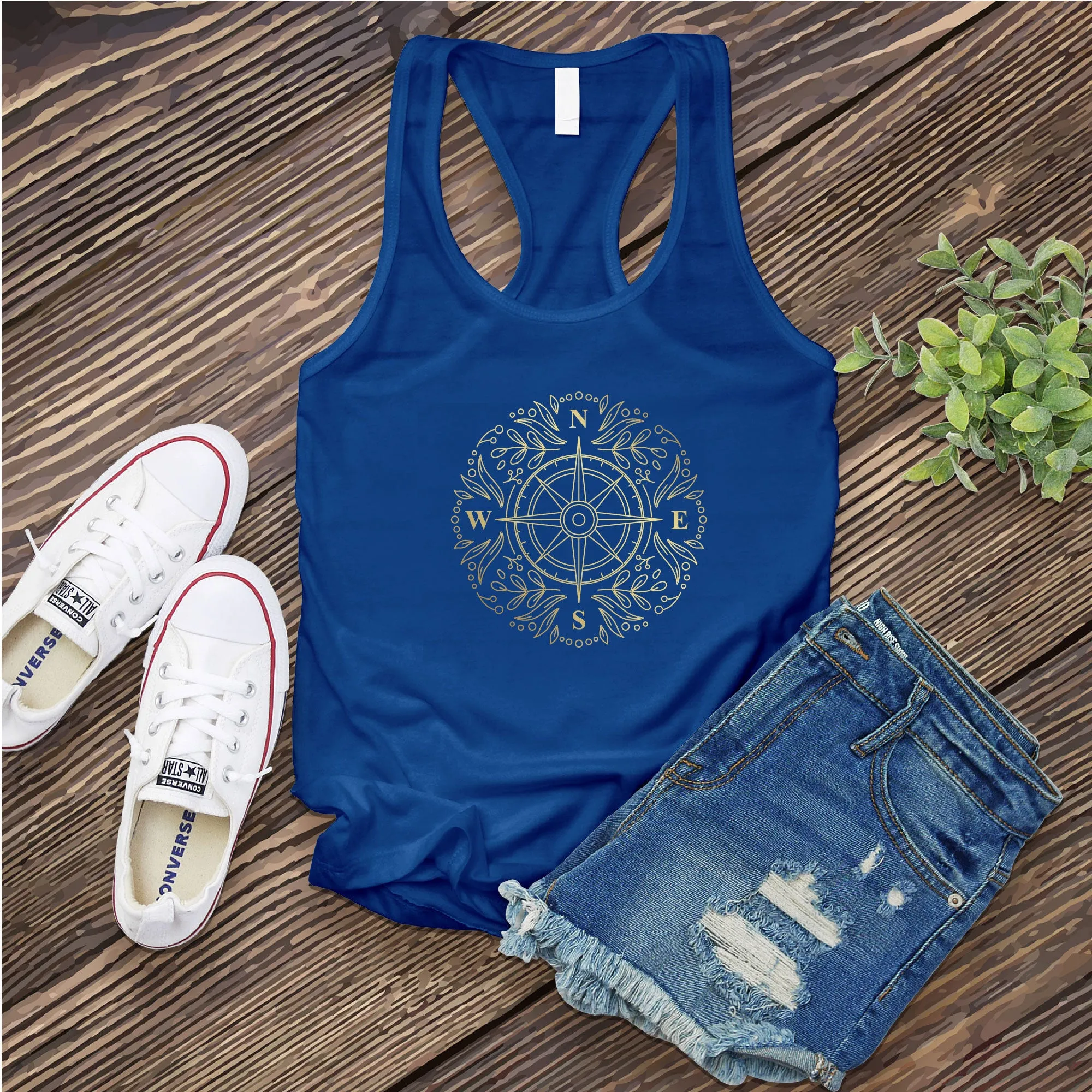 Flora Compass Women's Tank Top