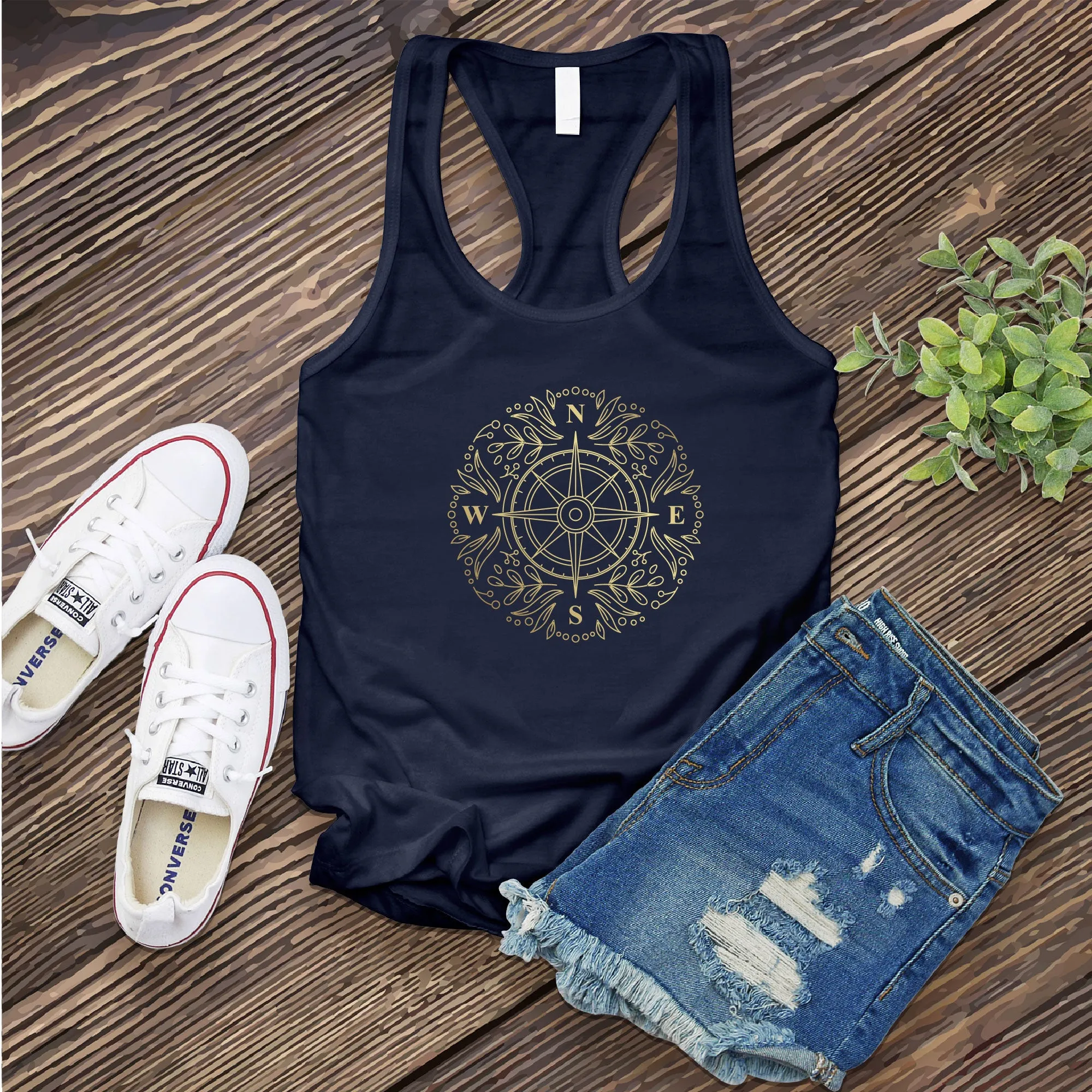 Flora Compass Women's Tank Top