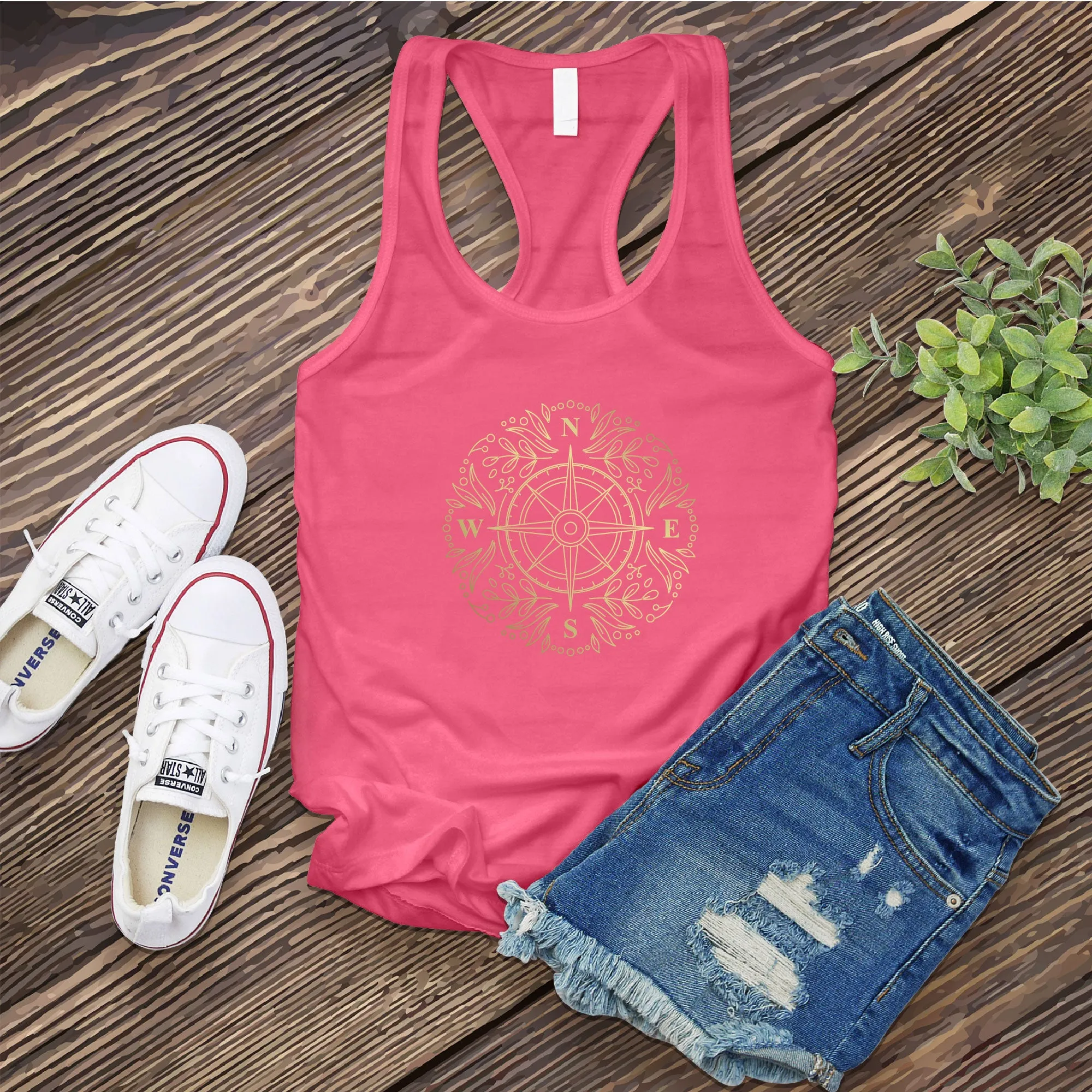 Flora Compass Women's Tank Top