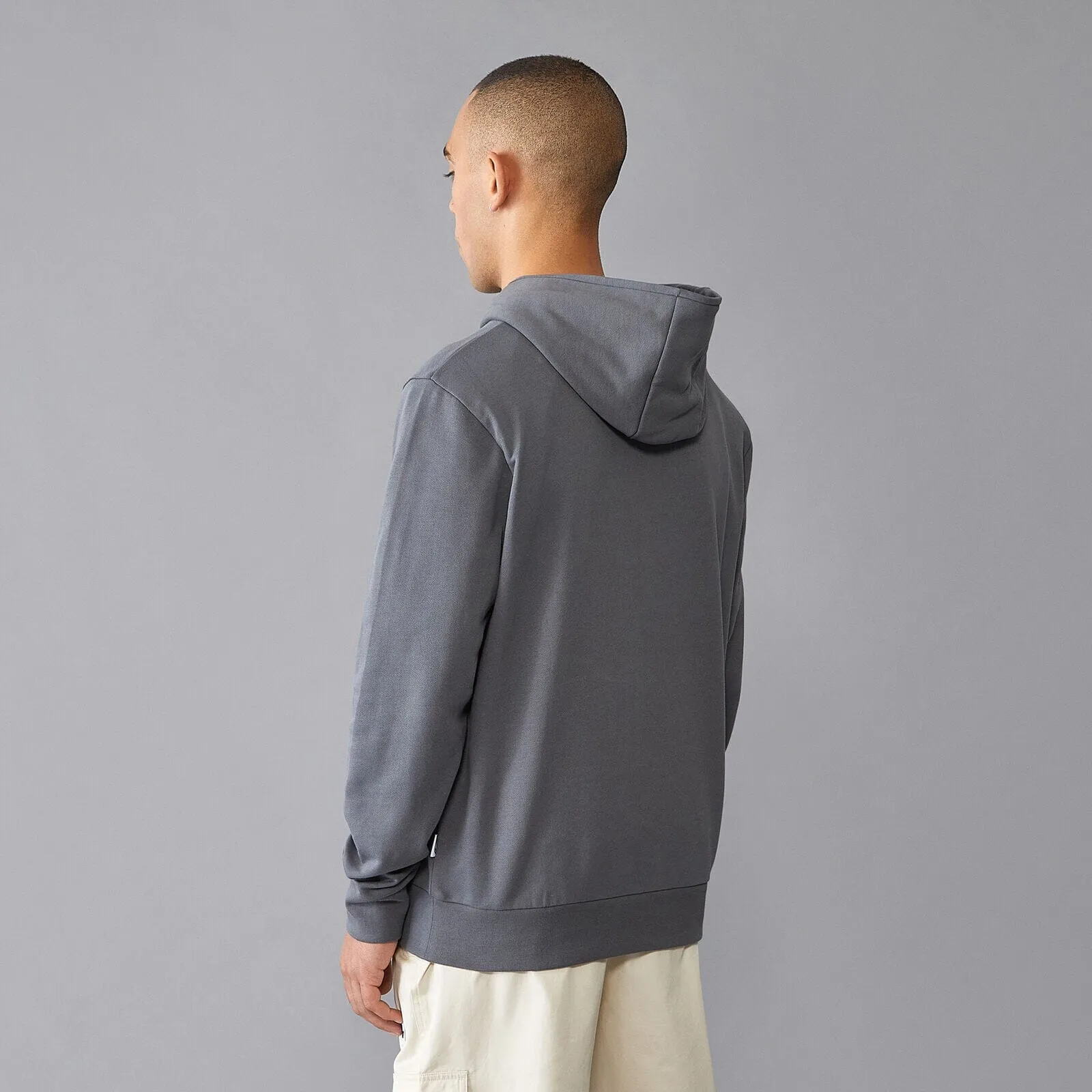 Formula 1 Tech Relaxed Fit Boucle Hoodie - Grey/White