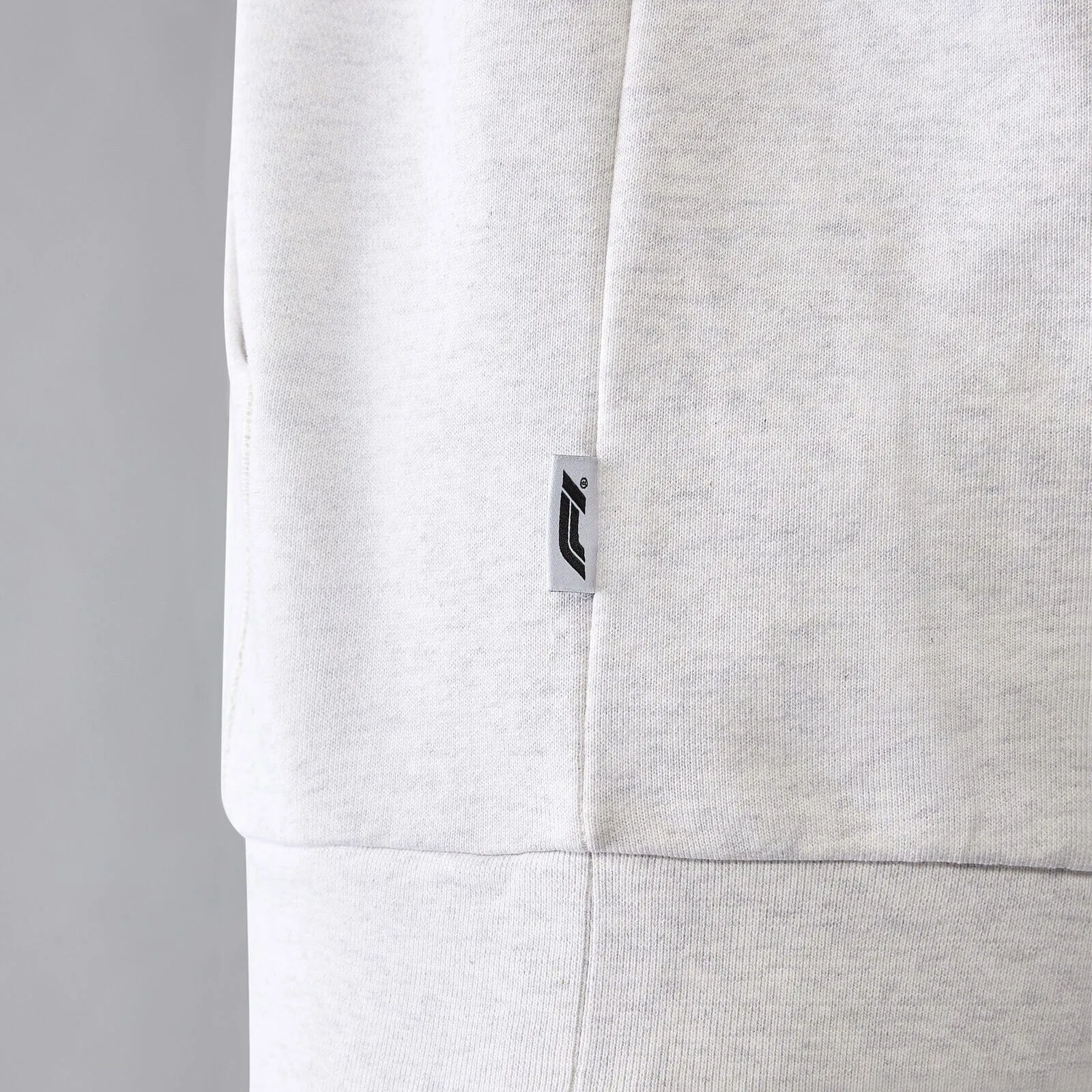 Formula 1 Tech Relaxed Fit Boucle Hoodie - Grey/White