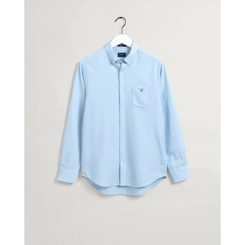 GANT Regular Fit Shield Texture Shirt 3020070 - Capri Blue